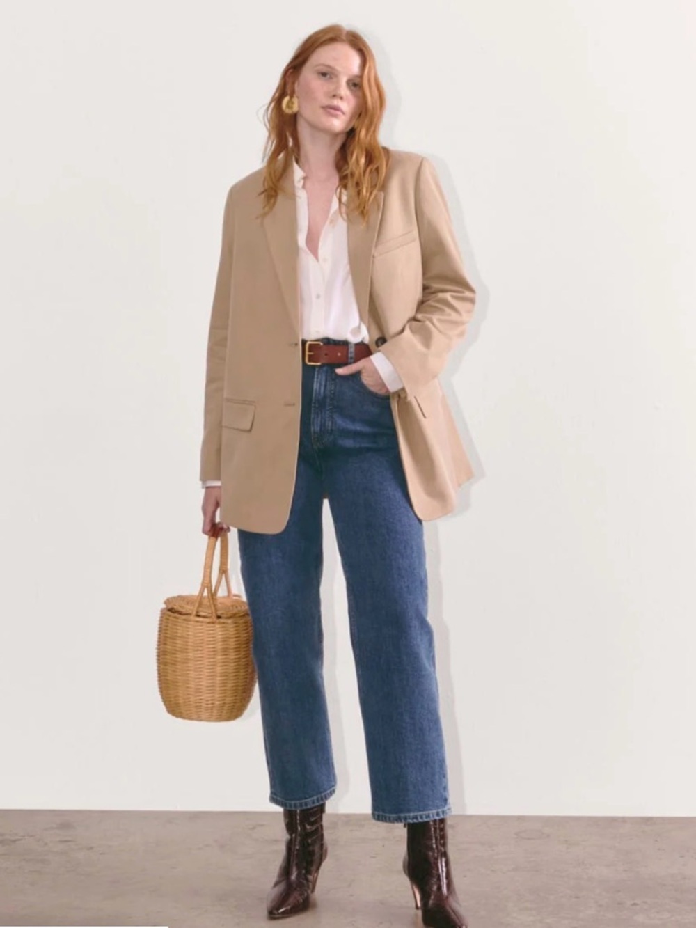 Everlane women's The Way-High Jean Sz 27 R dark blue